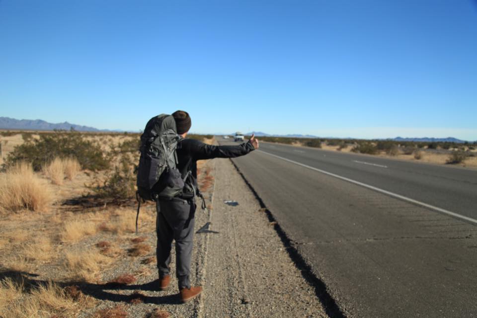 woncho hitchhiking across america using tech